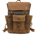 Canvas Adventure Backpack in Lake Green — fresh earthy tone for outdoor adventures