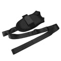 "Yoga stretching strap for leg and foot flexibility — solo use no partner needed"
