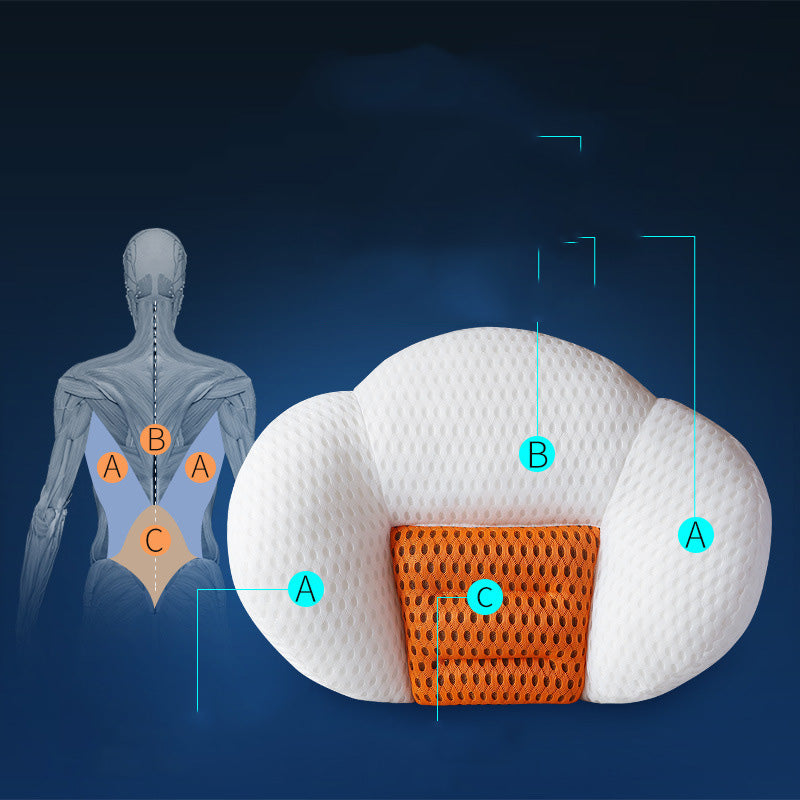 Electric Shiatsu massage pillow with heat kneading in use — neck back and shoulder relief demonstration by Velora Wild