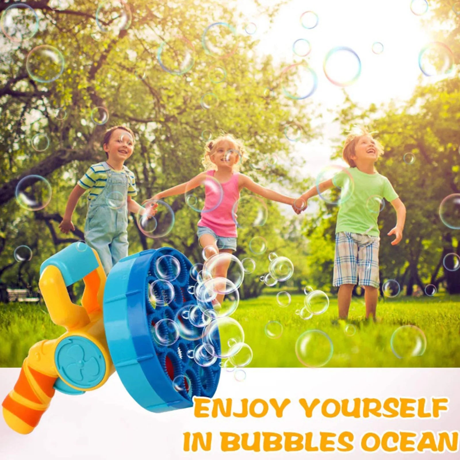 2 - in - 1 Electric Bubble Machine - Velora Wild