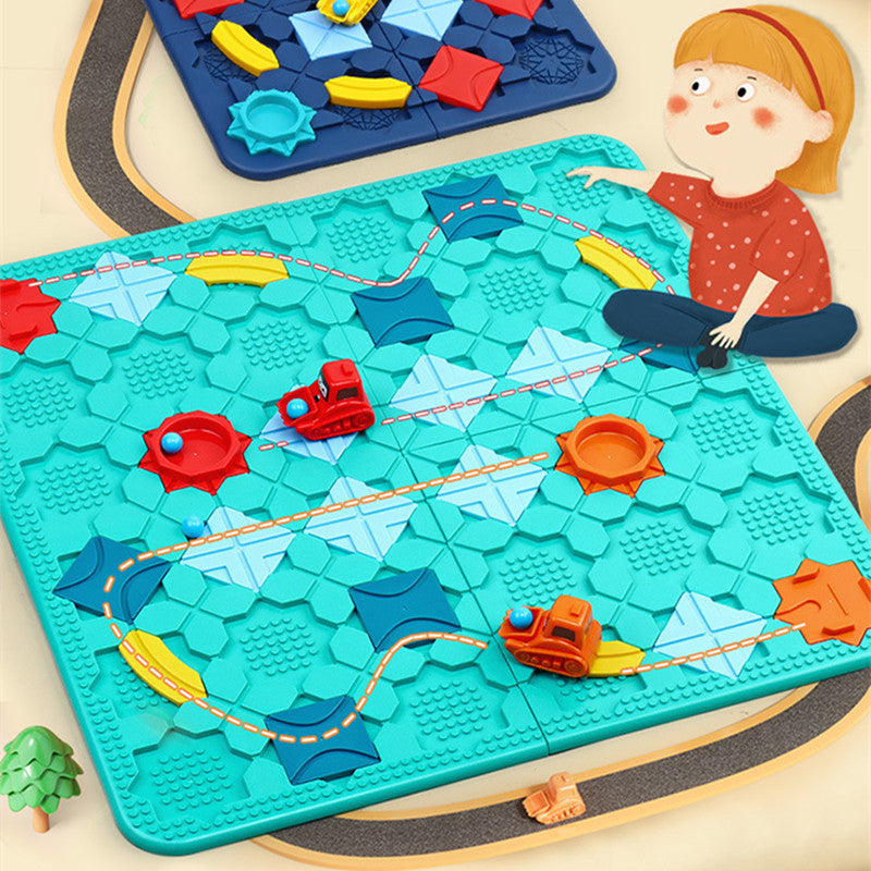 "Road building maze puzzle — Extra Large 206 levels"
