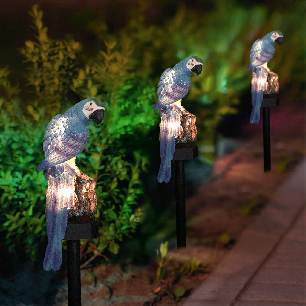 Solar garden lamp — waterproof outdoor use