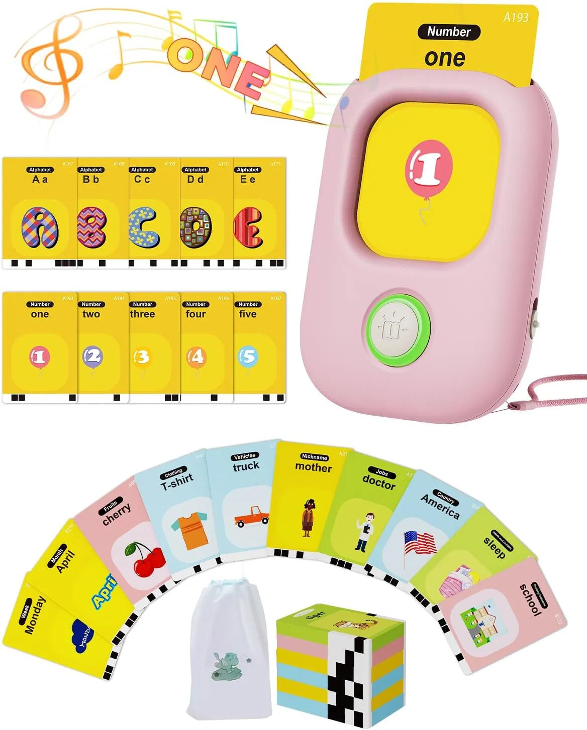 Talking Flash Cards — 224 sight words learning toy for toddlers