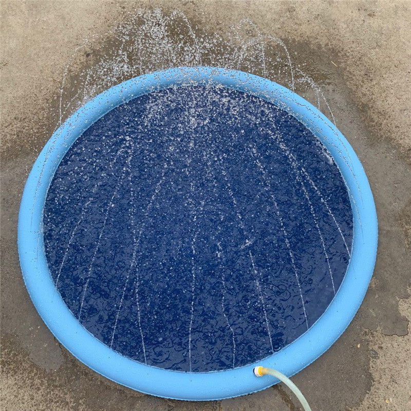 Inflatable water mat — backyard summer fun