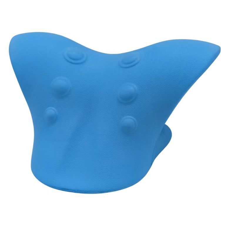 Neck traction massage pillow in Blue | Velora Wild
