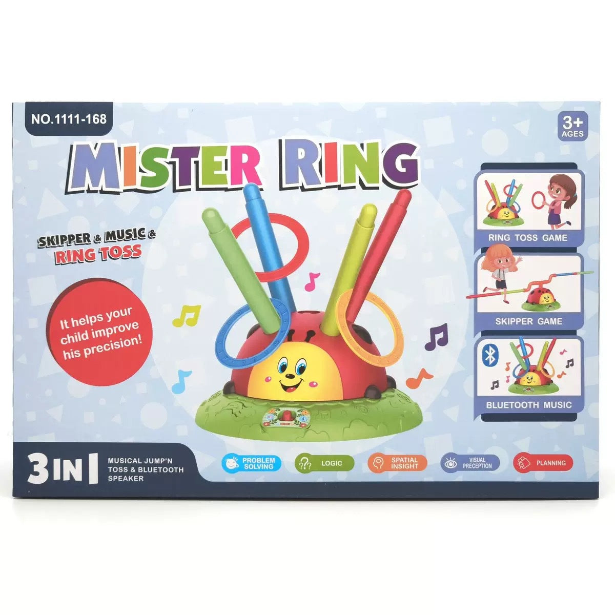 "Ladybug rope toy — parent and child playing together" — suitable for ages 4 to 14"
