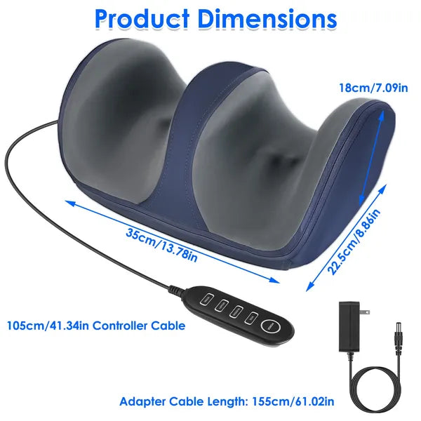 Electric foot and calf massager portable home use design — Velora Wild