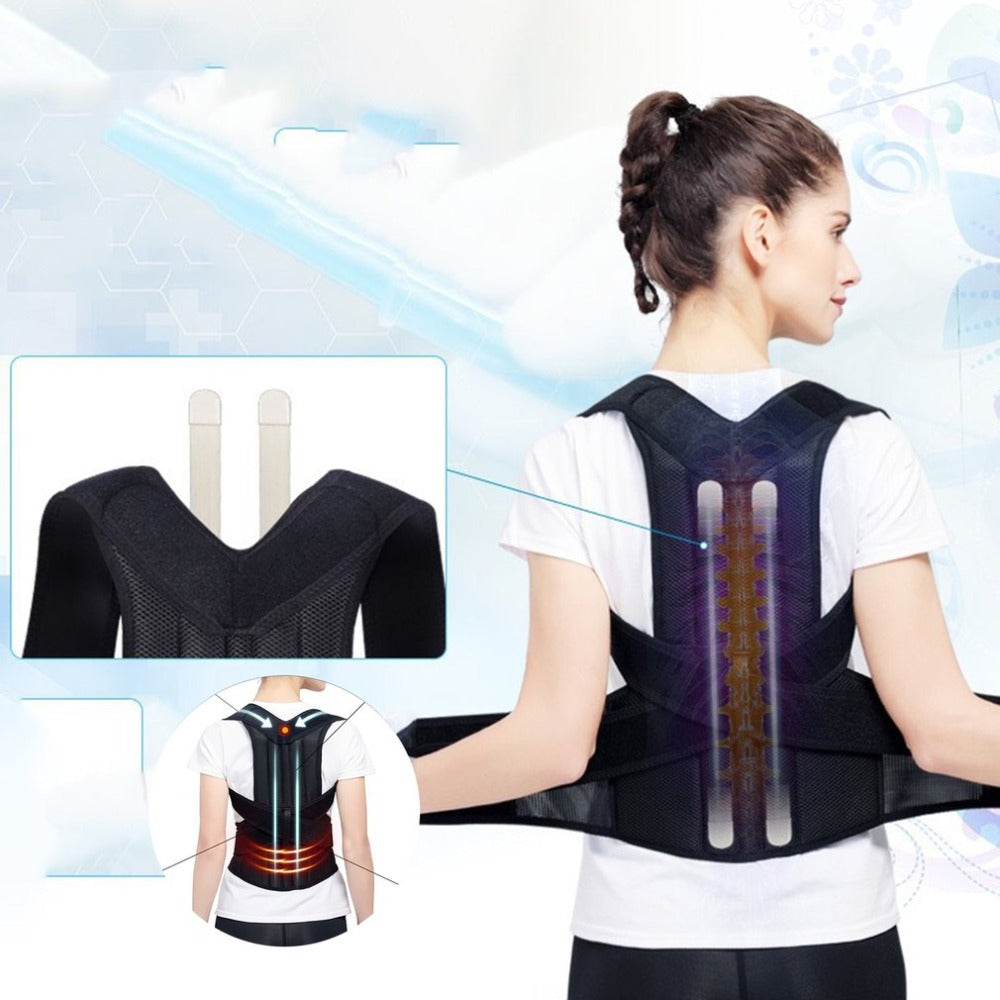 "Posture corrector upper back support — humpback and scoliosis correction brace"