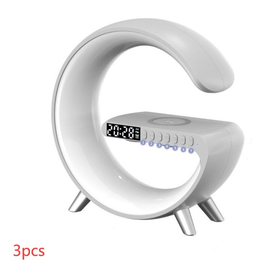 "G-Shape LED lamp in white — app control interface"
