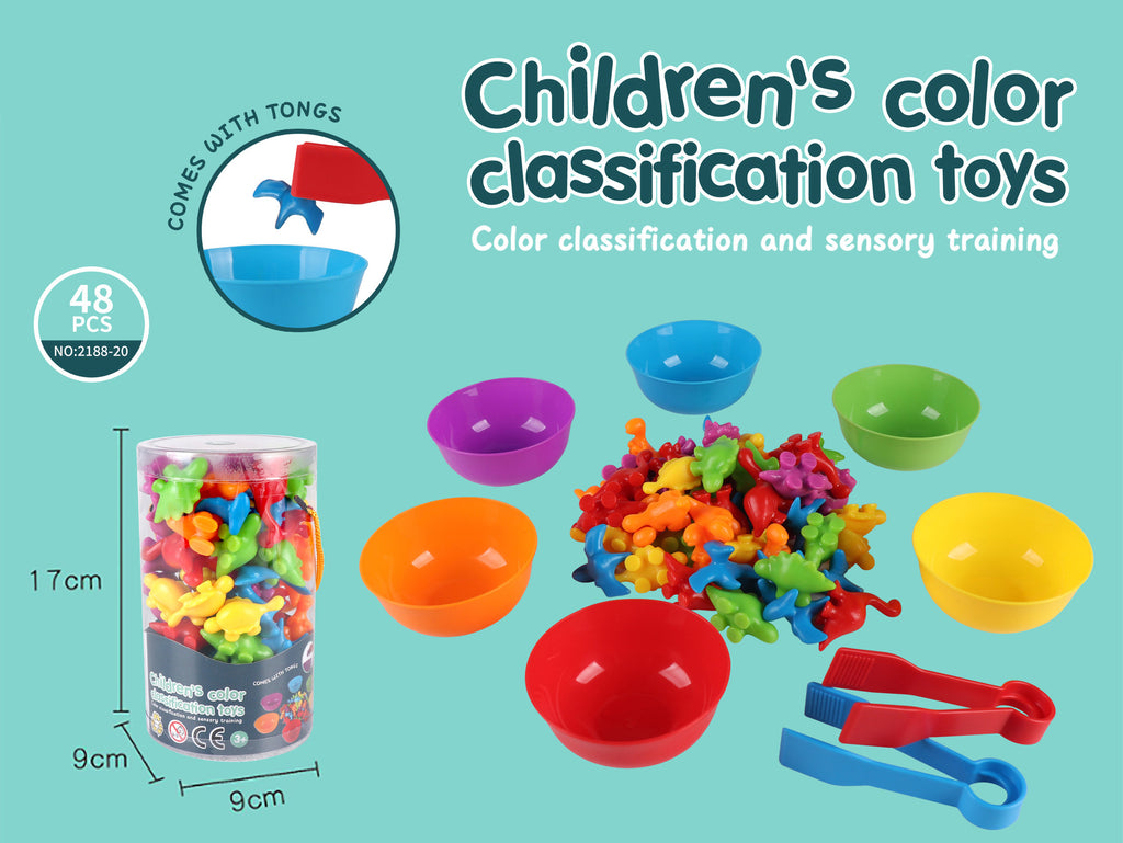 Rainbow counting & sorting educational toy  — Marine Animal Cognition theme"

