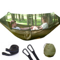 Auto - Open Camping Hammock with Mosquito Net — Pop - Up Design - Velora Wild