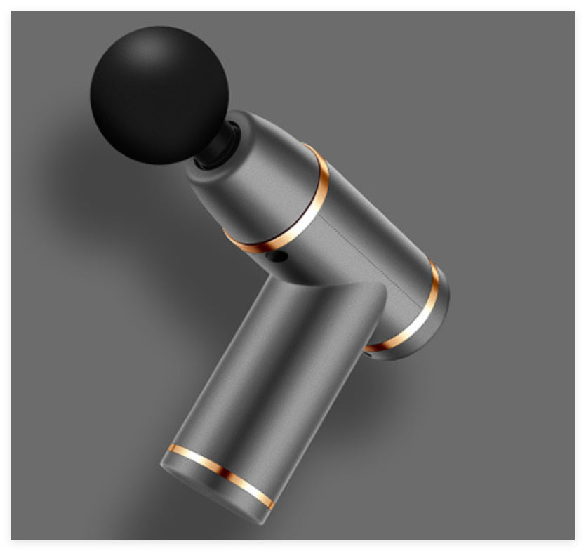 Grey variant — 6-speed vibration massager for neck and back, leg
