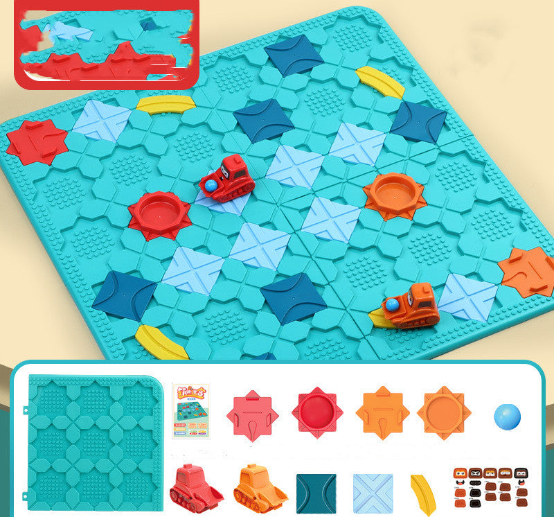"Road building maze puzzle — Extra Large 206 levels"
