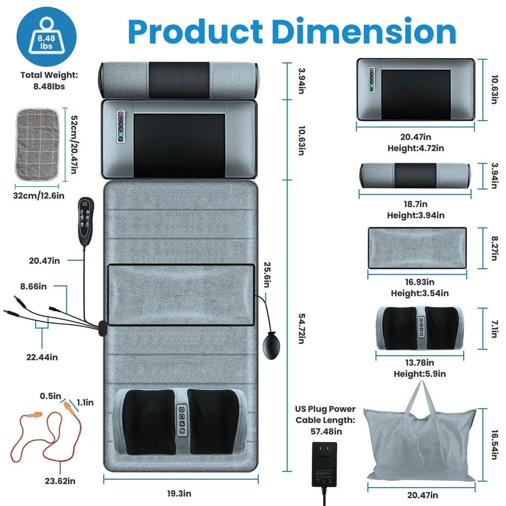 Full Body Electric Massage Mat - Velora Wild