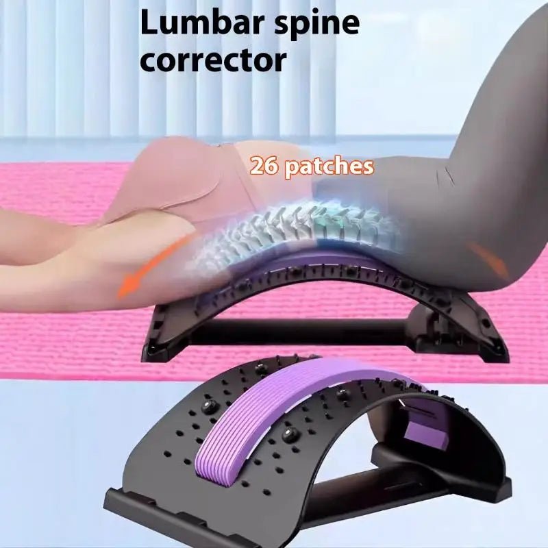 Lumbar Stretcher Back Cracker — Spinal Decompression Arch Board - Velora Wild