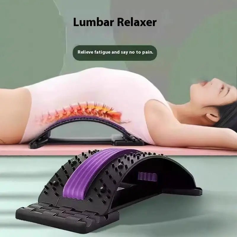Lumbar Stretcher Back Cracker — Spinal Decompression Arch Board - Velora Wild