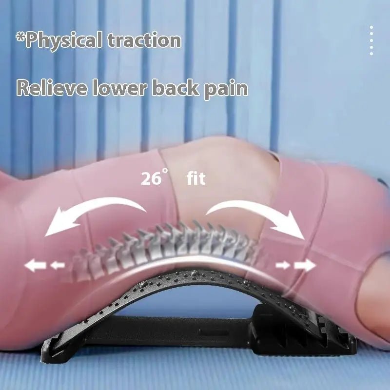 Lumbar Stretcher Back Cracker — Spinal Decompression Arch Board - Velora Wild