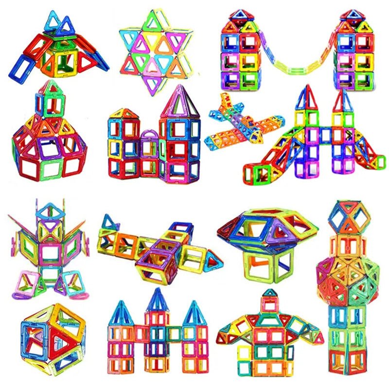 Magnetic Building Blocks DIY Set | Creative Construction Toy for Kids - Velora Wild