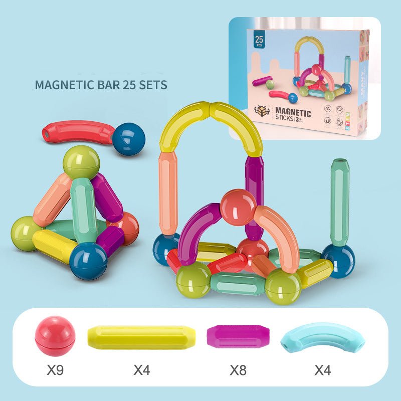 Magnetic Stick Building Blocks Set for Kids - Velora Wild