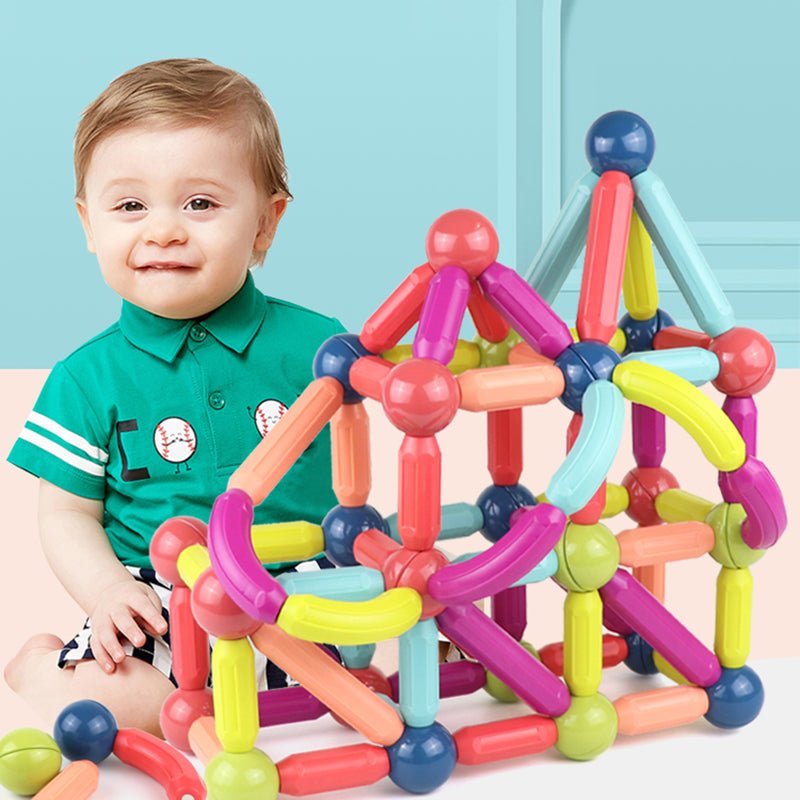 Magnetic Stick Building Blocks Set for Kids - Velora Wild