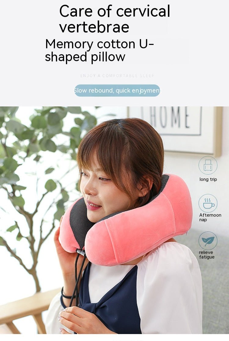 Memory Foam U - Shape Travel Pillow - Velora Wild