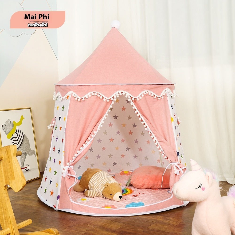 Mongolian Yurt Play Tent — Kids Indoor Tent House - Velora Wild
