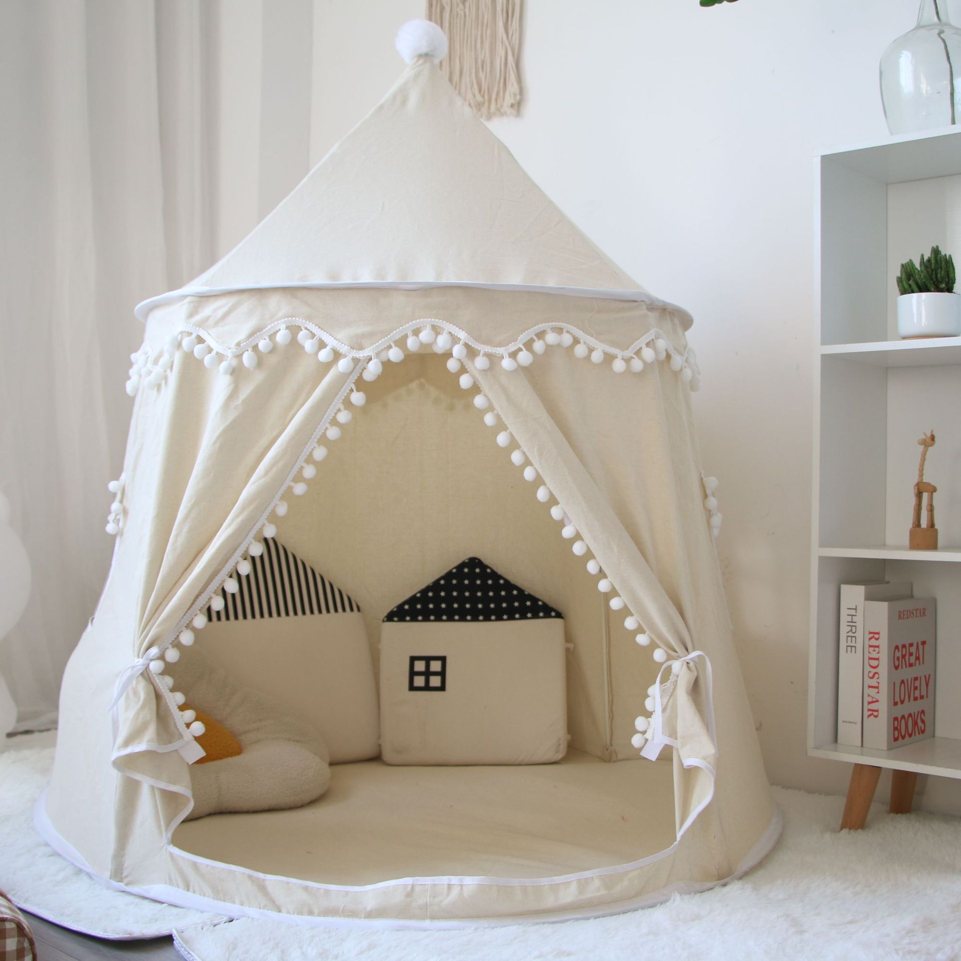 Mongolian Yurt Play Tent — Kids Indoor Tent House - Velora Wild