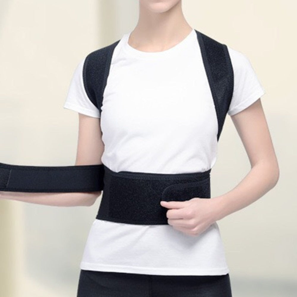 "Velora Wild posture corrector packaging and product — back pain relief brace S to 4XL"