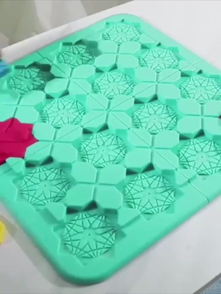 Road building maze puzzle — educational children's toy