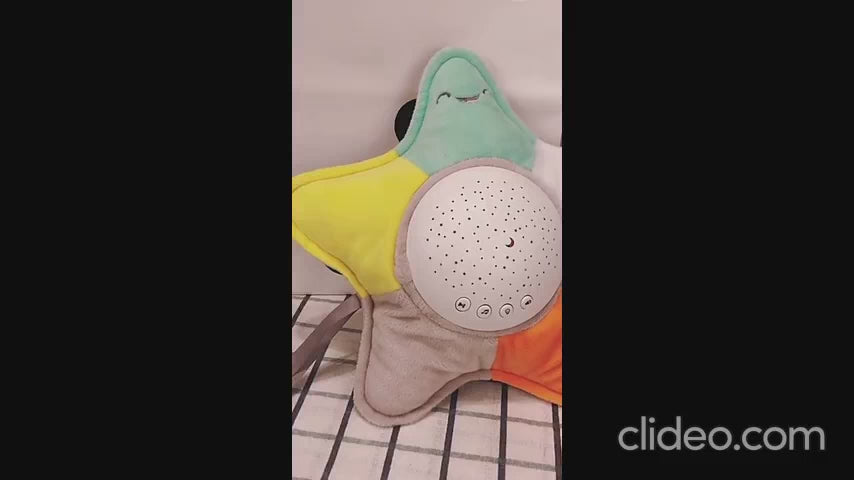 "Starfish plush toy — babies night light pillow"