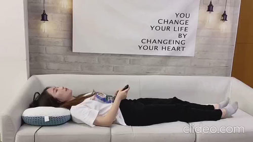 Electric Shiatsu massage pillow with heat kneading in use — neck back and shoulder relief demonstration by Velora Wild