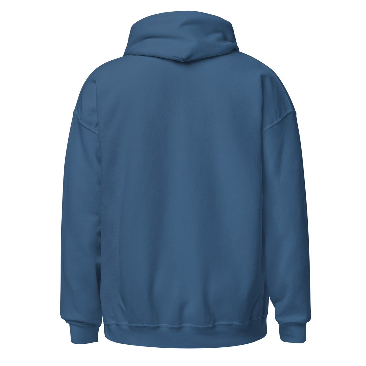 Velora Wild Golden Retriever Art Hoodie – Indigo Blue, back view