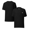 Velora Wild Wolf Spirit Unisex Tee – Black, front and back view