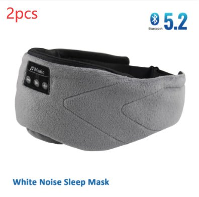 White Noise Bluetooth Sleep Eye Mask - Velora Wild