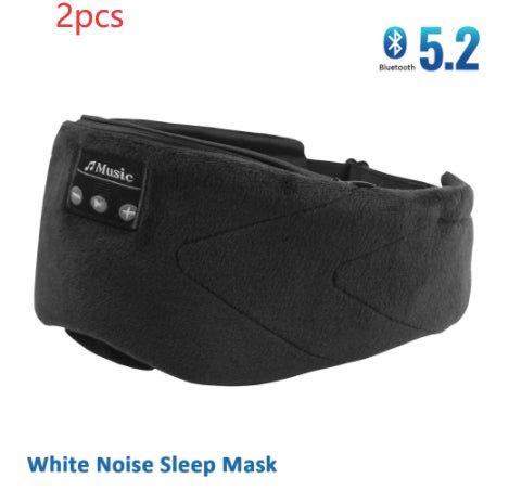 White Noise Bluetooth Sleep Eye Mask - Velora Wild