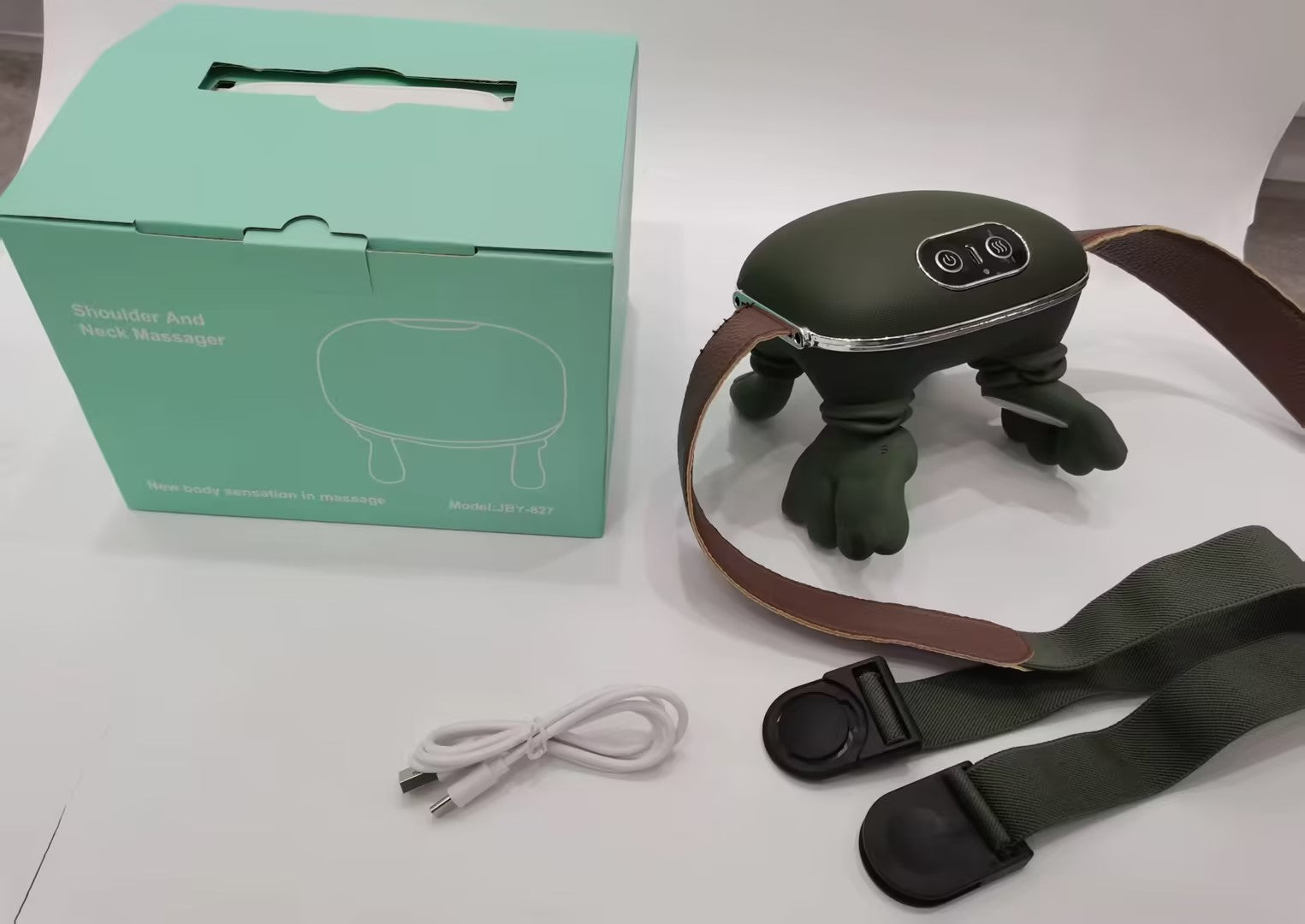 Wireless Neck & Shoulder Massager — 4D Kneading with Heat - Velora Wild